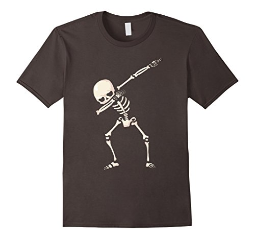 Creepy Dabbing Skeleton Funny Halloween Costume T-Shirt