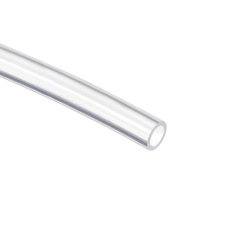 sourcing map Silikonschlauch Flexibel Silikonkautschuk Durchsichtig 1MM X 7MM 3,28Ft 1M