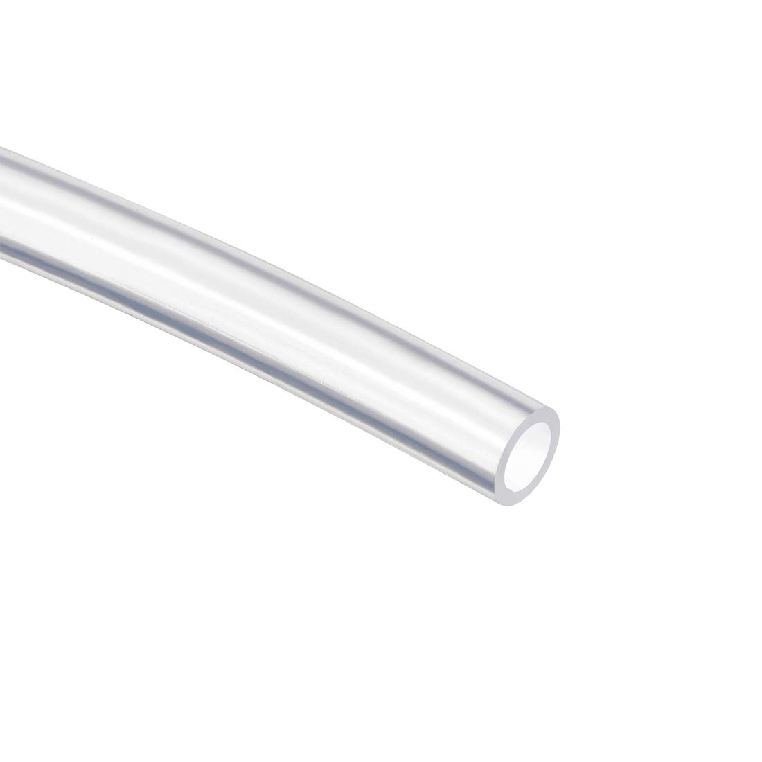 sourcing map Silicone Tubing 3/16"(5mm) ID x 9/32"(7mm) OD 5m Flexible Silicone Rubber Tube Air Hose Water Pipe for Pump Transfer Clear