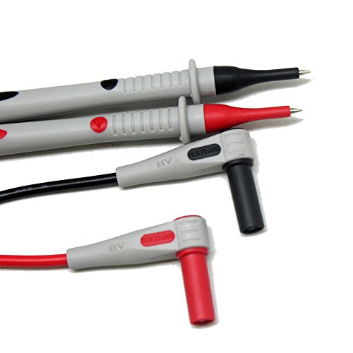 New Professional Banana Test Leads for SMD Parts (Red + Black) + 6 Replace Tips Catiii 1000v 10a - Thumbnail 3