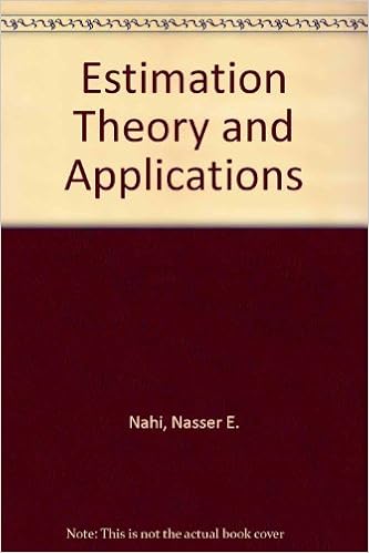 Estimation Theory And Applications N E Nahi - 