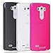 Fosmon DURA-FROST Smooth Durable & Flexible Slim Fit TPU Case Cover for LG G3 - Retail Packaging (Clear)