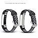 SKYLET Compatible with Fitbit Alta Alta HR Ace Bands, 3 Pack Soft Sport Bands Breathable Replacement Kids with Secure Metal Clasp Fitness Men Women Small Large (No Tracker)