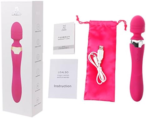 Qumun Vibrosa Massager Handheld Waterproof Cordless USB Rechargeable Magic Massager (Silver)