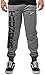 NBA Ultra Game Men's Marl Fleece Poly Varsity Stripe Rib Jogger Pants, ,