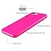 FGA iPhone 8 Plus Case, iPhone 7 Plus Case for Girls, Sugar Candy Cute Shockproof Protective Slim-fit Solid Color Flexible Soft TPU Gel Case for iPhone 8 Plus(2017), iPhone 7 Plus(2016)(Hot Pink)