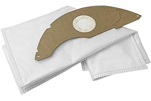 Vacuum Cleaner Bags for Karcher NT 221, Set of 10 with 2 5L Capacity and Advanced Filter System Designed to Capture Fine Dust