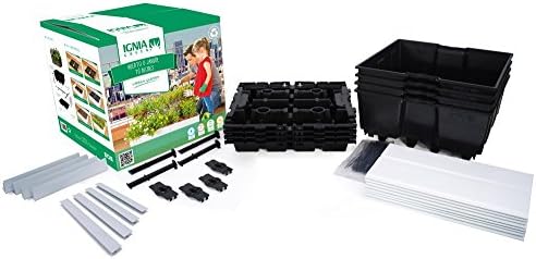 Igniagreen G25402 Kit sin riego Negro 80.0x80.0x20.0 cm: Amazon.es ...