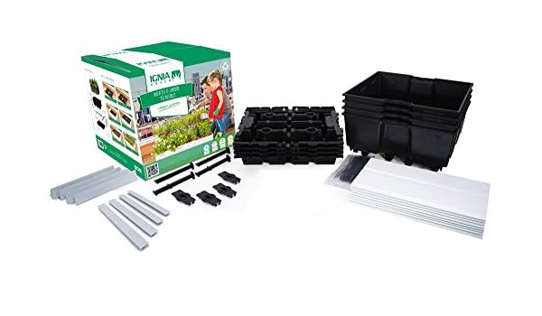 Igniagreen G25402 Kit sin riego Negro 80.0x80.0x20.0 cm: Amazon.es ...