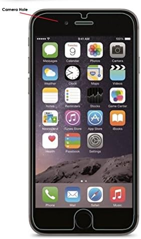 2 Pack / 2X iPhone 6 (4.7 Inch Only) Premium Hd Clear Ballistic/tampered Glass Screen Protector,99.99% Clarity, Easy Install, Camera Hole and Touch Screen Friendily