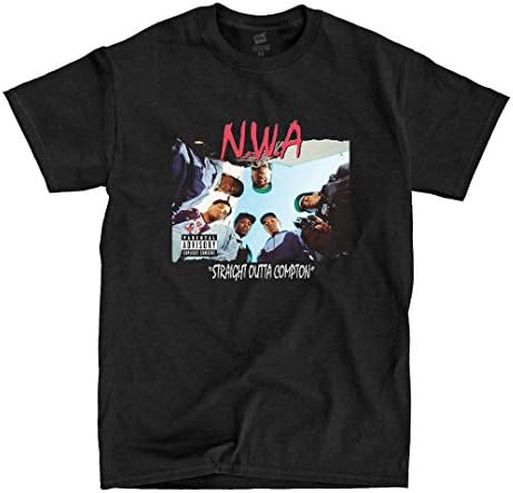 LSL Shirts NWA - Straight Outta Compton - Black Shirt - Ships Fast!!