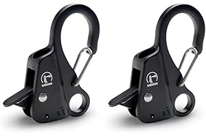 Sebnux Stainless Steel Boat Fender Clip Boat Fender Quick Release Clip Boat Bumper for Docking Ideal for Boat Docking