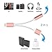 2 in 1 iPhone 7 Adapter & Splitter,  Adapter and Charger, to 3.5mm Aux Headphone Jack Audio Adapter for iphone 7 / 7 plus (Rose Gold)