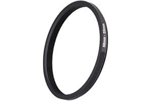 NEWKS 58mm Lens to 55mm Camera Lens Adapter,58mm to 55mm Filter Step-Down Ring Adapter Ring,Compatible with All 55mm UV,CPL,ND,Lens Hood,Threaded Lens ect.