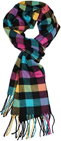 Ted's Classic Cashmere Feel Checkered or Plaid Scarf