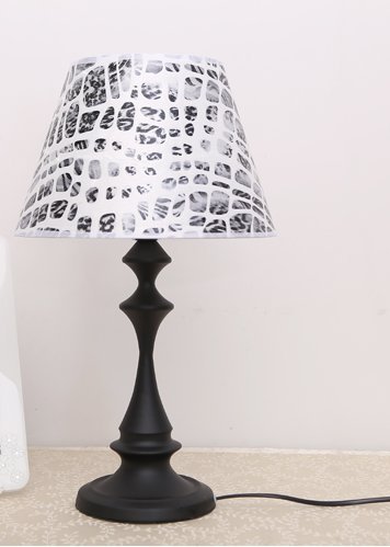 Modern Leopard print lighting lamp white and black 