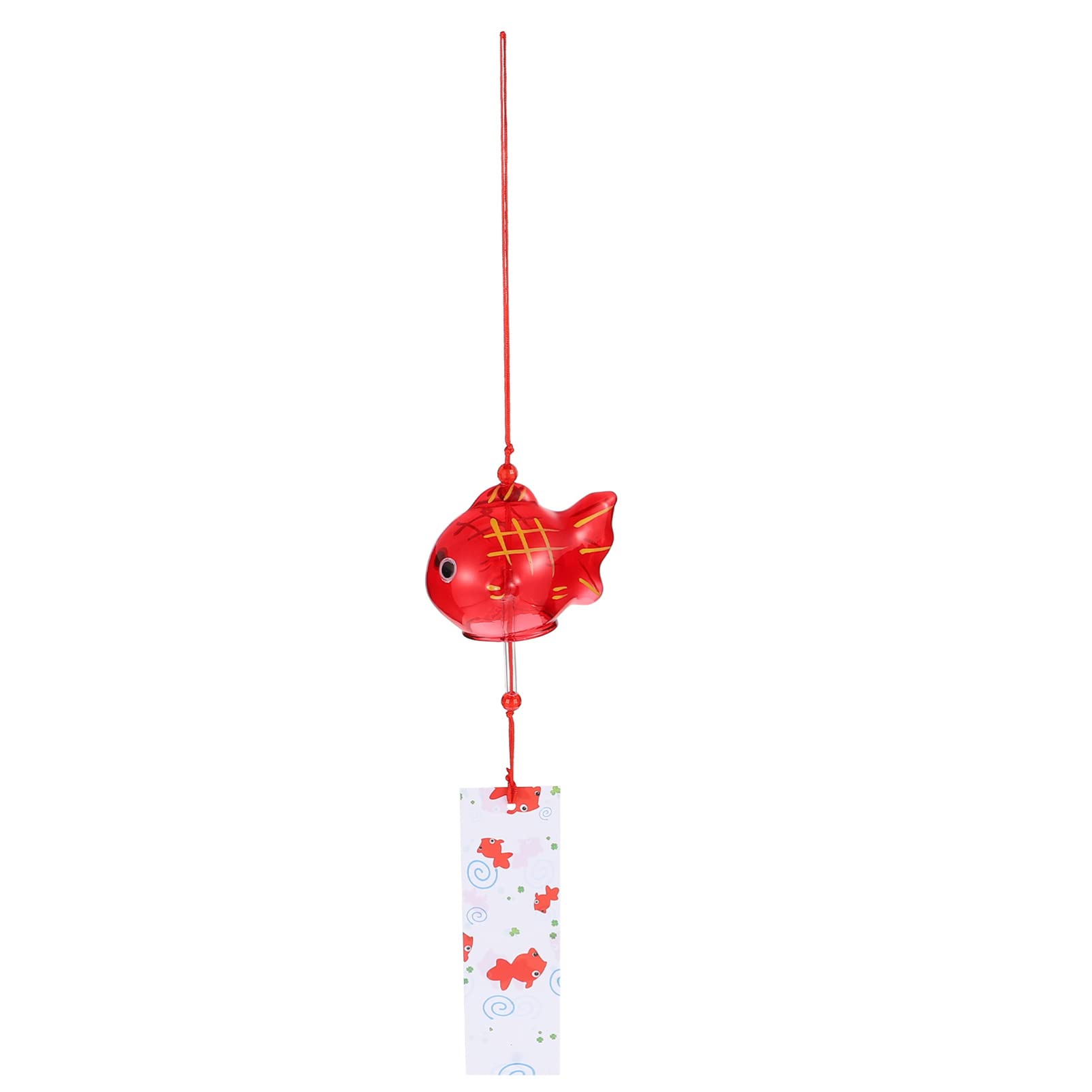 Japanese- Style Wind Chime Glass Vintage Japanese Glass Wind Chimes Car Hanging Ornament for Wedding Decoration