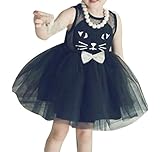 CANIS Girls Cat Toddler Costume Illusion Yoke Party Special Occassion Birthday Dress