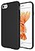 iPhone 7 Case/iPhone 8 Case, Evito, Flexible Hybrid Scratch Resistant Back Cover with Shock Absorbing Bumper for Apple iPhone 7 (Black)