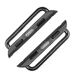 LUVVITT Stainless Steel Adapter for Apple Watch 38mm Band Connector, Adaptor, Apple Watch Buckle, Apple Watch Clasp, Comparable to Click - 38mm Black