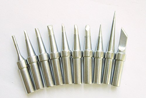 Quality replacement Tip Set 10 pcs for weller WESD51 WES51 PES51 ET Tip Series by ACE