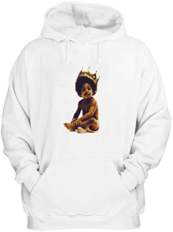 Big Notorious Big Biggie Smalls Hoodie Large White