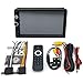 Joycar 7inch Double Din Bluetooth LCD Receiver, Touch Screen FM Radio,Car Stereo USB SD Aux input MP5 Player with Rear View Camera