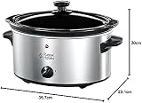 Russell Hobbs 3.5L Slow Cooker Stainless Steel 3 Heat Settings view 8