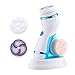 Facial Brush 2 Speed Deep Facial Cleansing Brush Waterproof Sonic Spin Brush with 2 Brush Heads- Professional Skin Exfoliating Cleansing System
