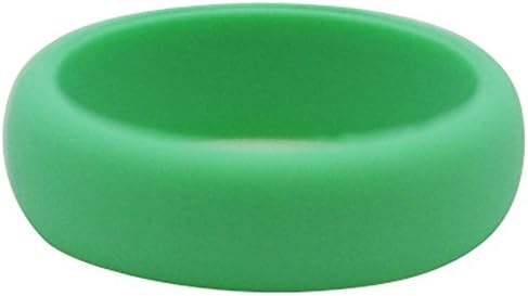 Womens Silicone Wedding Ring Wedding Band in Multiple Colors--5.5 mm wide (2mm Thick)--PICK YOUR COLOR!!! (Fern Green, 7)