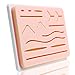 Suture Training Kit Suture Pad 7'' x 5'' with Pre-Wounds, Suture Practice Pad for Practice and Training Use| 3 Layer - Muscle, Fat, and Skin | Does not Easily Break, Tear,or Rip (Education Use Only)