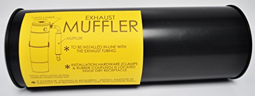 H-P Products Central Vacuum Black Exhaust Muffler 8080
