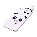 iPhone 5/5S/SE Case [Panda Series] Aeeque Ultra Thin [Slim Fit] 3D Cartoon Candy Color Soft TPU Silicone White iPhone 5SE Phone Case Bumper Shockproof iPhone 5 5S Protective Cover Gifts for Girls Boys