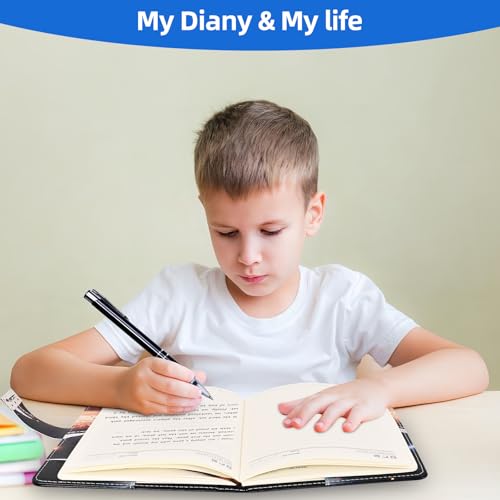 Folxakdis Secret Diary Kids Diary with Lock Personal Diary Child with Password Cool Gifts for Kids 8-16 Years Old