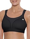 Champion Spot Comfort Full-Support Sports Bra, Black, 42DD
