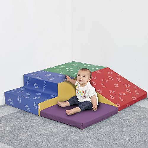 ECR4Kids SoftZone Little Me Foam Corner Climber - Indoor Active Play Structure for Toddlers and Kids - Soft Foam Play Set, Primary - Thumbnail 6