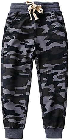 Little Boys Cargo Pants Cotton Camouflage Sweatpants Kids Active Jogger