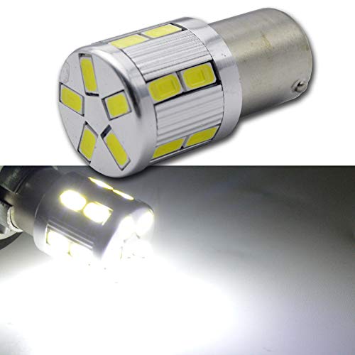 2x 1156 BA15S White 6K 6v LED Car Bulb Stop/Turn/Reverse/Tail/Parking Light Lamps