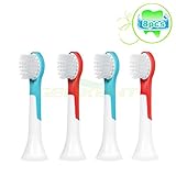 Replacement Brush Heads for Philips Sonicare Hx6032 Sonicare for Kids Brush Heads, Ages 4-7, 4-pack (8)