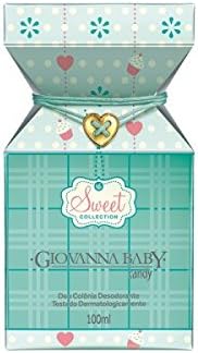 Linha Sweet Giovanna Baby - Deo Colonia Candy 100 ml - (Giovanna Baby Sweet Collection - Candy Eau de Cologne 3.38 Fl Oz.)