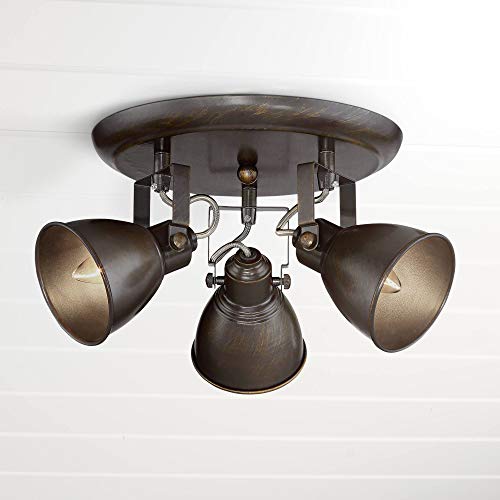 Pro Track Abby 3-Light Bronze Ceiling Track Fixture - Pro Track