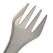 freigeist Titanium Spork: 3-in-1 Spoon, Fork & Spoon Combination For Camping, Hiking, Outdoors & Traveling | Lightweight, Durable & Rustproof Cutlery/Utensil | Portable & Reusable Multitool (Knife)