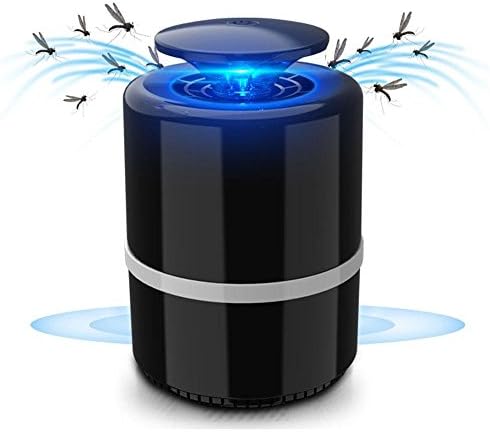 Hines Electric Insect Killer Indoor Very Quiet Mosquito Repellent Insect Killer LED Lamp Bug Zapper Flytrap Mosquito Repeller for Home Kitchen Garden Patio-USB Powered Fly Trap Device with Trapping Food Pest Control