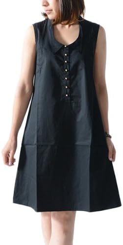 Amazon Fred Perry フレッドペリー ワンピース F8160 ノースリーブ ワンピ プルオーバー 無地 ドレス 正規取扱店 S Black ワンピース チュニック 通販