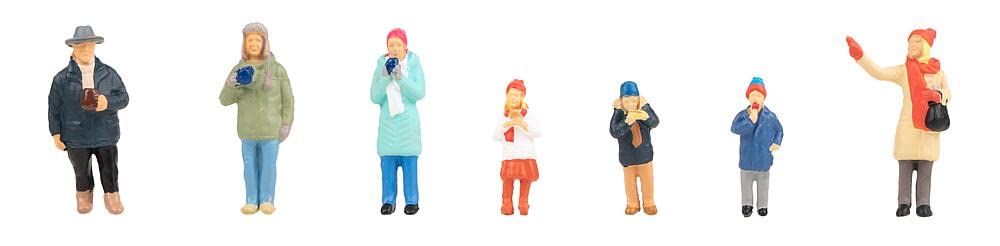 Faller 151647 Christmas Market Visitor, Multiple