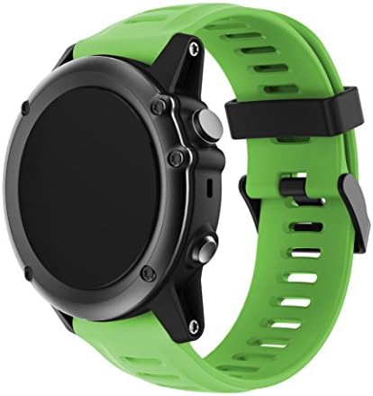 SUPORE Compatible with Fenix 3 Watch Strap, Soft Silicone Breathable Replacement Beautiful Wristband Sport & Edition for Fenix 3 / Fenix 3 HR/Fenix 5x /Fenix 6X/Fenix 6X pro