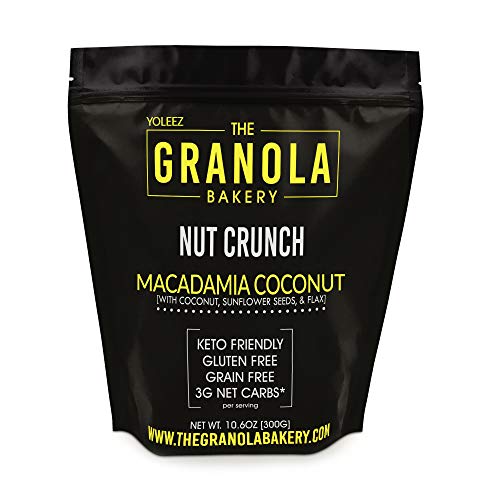 Granola Bakery Keto Candied Macadamia Nuts 2g Net Carb, 10.6Oz Bag