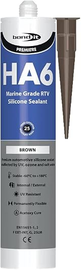 Truly PVC Bond It Black HA6 Silicone Sealant 310ml EU3 Cartridge view 3