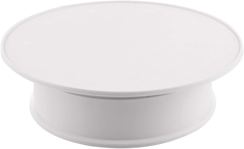 YCDZ STORE Photo Studio 30cm 360 Degree Electric Rotating Turntable Display Stand Video Shooting Props Turntable for Photography, Max Load 4kg (White) (Color : White)