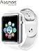 Aosmart Bluetooth Touch Screen Smart Wrist Watch Phone with Camera - White